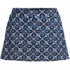 Lands’ End Women’s Tummy Control Skirt Swim Bottoms(Seashell Geo/Navy)