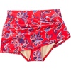 Lands’ End Women’s Tummy Control Skirt Swim Bottoms(Strawberry Vintage Floral)