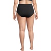 Lands’ End Women’s Tummy Control High Waisted Bikini Bottoms(Black)
