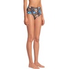 Lands’ End Women’s Tummy Control High Waisted Bikini Bottoms(Deep Sea Navy Tropic Palm)
