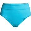 Lands’ End Women’s Tummy Control High Waisted Bikini Bottoms(Turquoise)