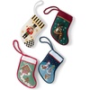 Lands’ End Mini Needlepoint Stocking Gingerbread One Size(Gingerbread)