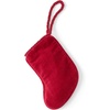 Lands’ End Mini Needlepoint Stocking Gingerbread One Size(Gingerbread)