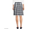 Lands’ End School Uniform Women’s Plaid Skort Top of Knee(Classic Navy Multi Plaid)