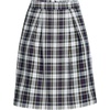 Lands’ End School Uniform Women’s Plaid Skort Top of Knee(Classic Navy Multi Plaid)