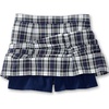 Lands’ End School Uniform Women’s Plaid Skort Top of Knee(Classic Navy Multi Plaid)