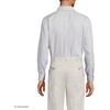 Lands’ End Men’s Traditional Fit Solid No Iron American-Grown Supima Pinpoint Buttondown Collar Dress Shirt(Fog Gray Glen Plaid)