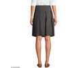 Lands’ End School Uniform Women’s Solid Box Pleat Skirt Top of Knee(Academic Gray)
