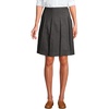 Lands’ End School Uniform Women’s Solid Box Pleat Skirt Top of Knee(Academic Gray)