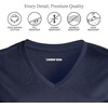 Lands’ End Women’s Supima V-Neck T-Shirt(Radiant Navy)