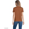 Lands’ End Women’s Supima V-Neck T-Shirt(Rich Ginger Brown)