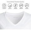 Lands’ End Women’s Supima V-Neck T-Shirt(White)