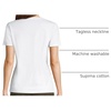 Lands’ End Women’s Supima V-Neck T-Shirt(White)