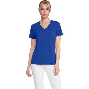 Lands’ End Women’s Supima V-Neck T-Shirt(Vibrant Lapis)