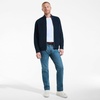 Lands’ End Men’s Long Sleeve Drifter Full Zip Cardigan Sweater(Radiant Navy)