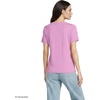 Lands’ End Women’s Supima Crew Neck T-Shirt | American-Grown Supima Cotton, Relaxed Fit, Tagless, Mid-Hip Length, Layering, Petite and Plus Sizes(Aster Pink)