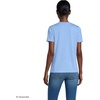 Lands’ End Women’s Supima Crew Neck T-Shirt | American-Grown Supima Cotton, Relaxed Fit, Tagless, Mid-Hip Length, Layering, Petite and Plus Sizes(Clear Blue Sky)