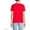 Lands’ End Women’s Supima Crew Neck T-Shirt | American-Grown Supima Cotton, Relaxed Fit, Tagless, Mid-Hip Length, Layering, Petite and Plus Sizes(Compass Red)