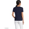 Lands’ End Women’s Supima Crew Neck T-Shirt | American-Grown Supima Cotton, Relaxed Fit, Tagless, Mid-Hip Length, Layering, Petite and Plus Sizes(Radiant Navy)