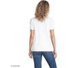 Lands’ End Women’s Supima Crew Neck T-Shirt | American-Grown Supima Cotton, Relaxed Fit, Tagless, Mid-Hip Length, Layering, Petite and Plus Sizes(White)