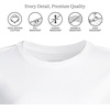 Lands’ End Women’s Supima Crew Neck T-Shirt | American-Grown Supima Cotton, Relaxed Fit, Tagless, Mid-Hip Length, Layering, Petite and Plus Sizes(White)