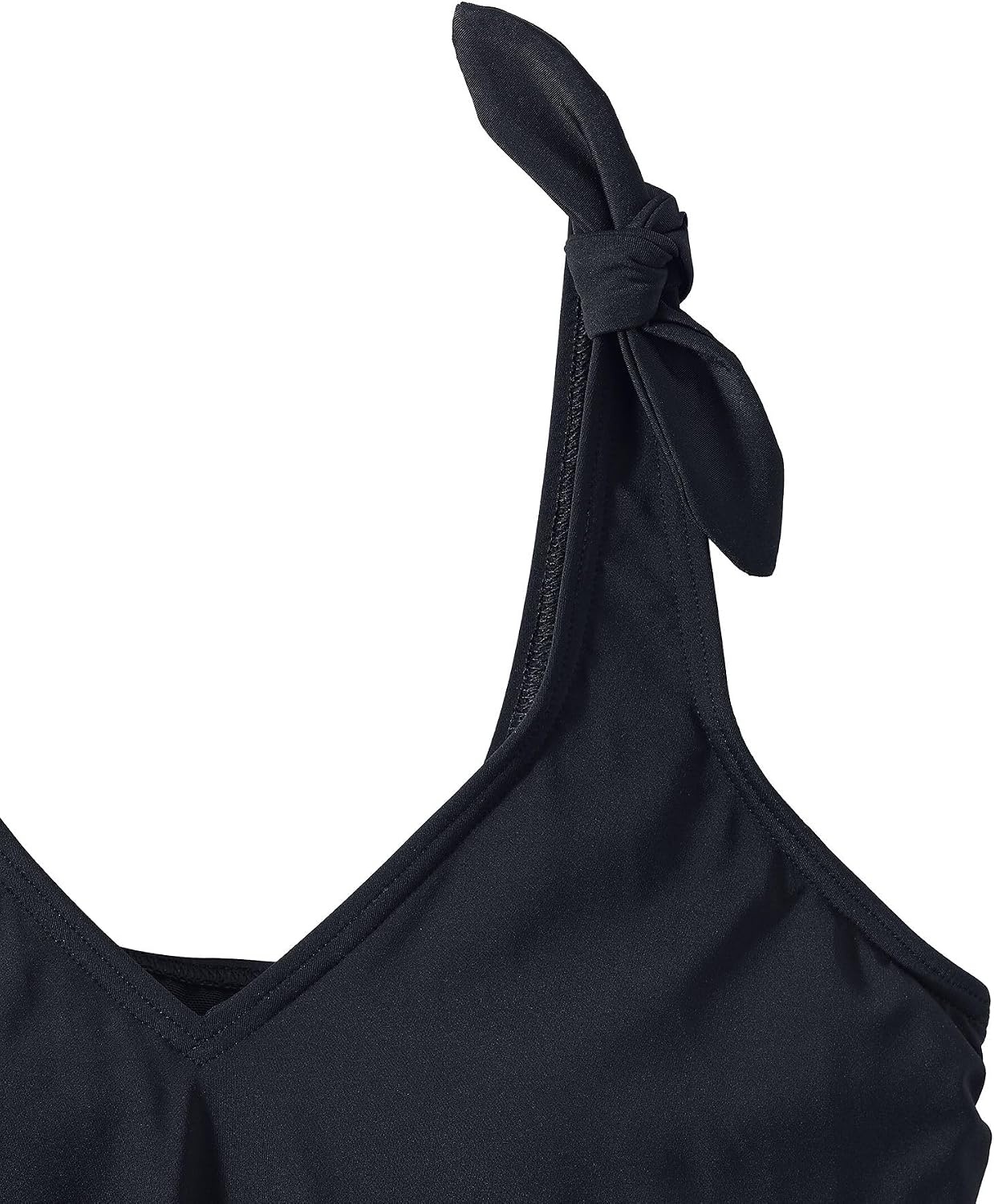 image:imageLands End Womens Flutter Tie Tankini TopBlack