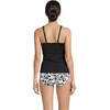 Lands’ End Women’s D-Cup Plunge Tankini Top(Black)