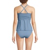 Lands’ End Women’s D-Cup Plunge Tankini Top(Dusk Sky)