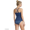 Lands’ End Women’s D-Cup Plunge Tankini Top(Navy Mosaic Mini Tile)