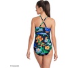 Lands’ End Women’s D-Cup Plunge Tankini Top(Navy/Exploded Poppy Floral)