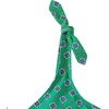 Lands’ End Women’s Flutter Tie Tankini Top(Green/Navy Geo Floral)