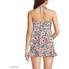 Lands’ End Women’s Halter Tankini Top(Floral Blossom/White/Pink)