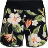 Lands’ End Women’s Sunshade UPF 50 5″ Board Shorts(Hibiscus Floral/Black)