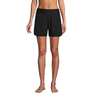 Lands’ End Women’s Sunshade UPF 50 5″ Board Shorts(Black)