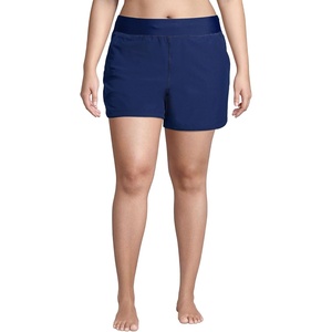 Lands’ End Women’s Sunshade UPF 50 5″ Board Shorts(Deep Sea Navy)