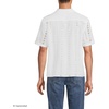 Lands’ End Men’s Short Sleeve Camp Collar Hawaiian Shirt(White)