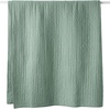 Lands’ End Seed Stitch Quilt King Black Slate(Lily Pad Green)