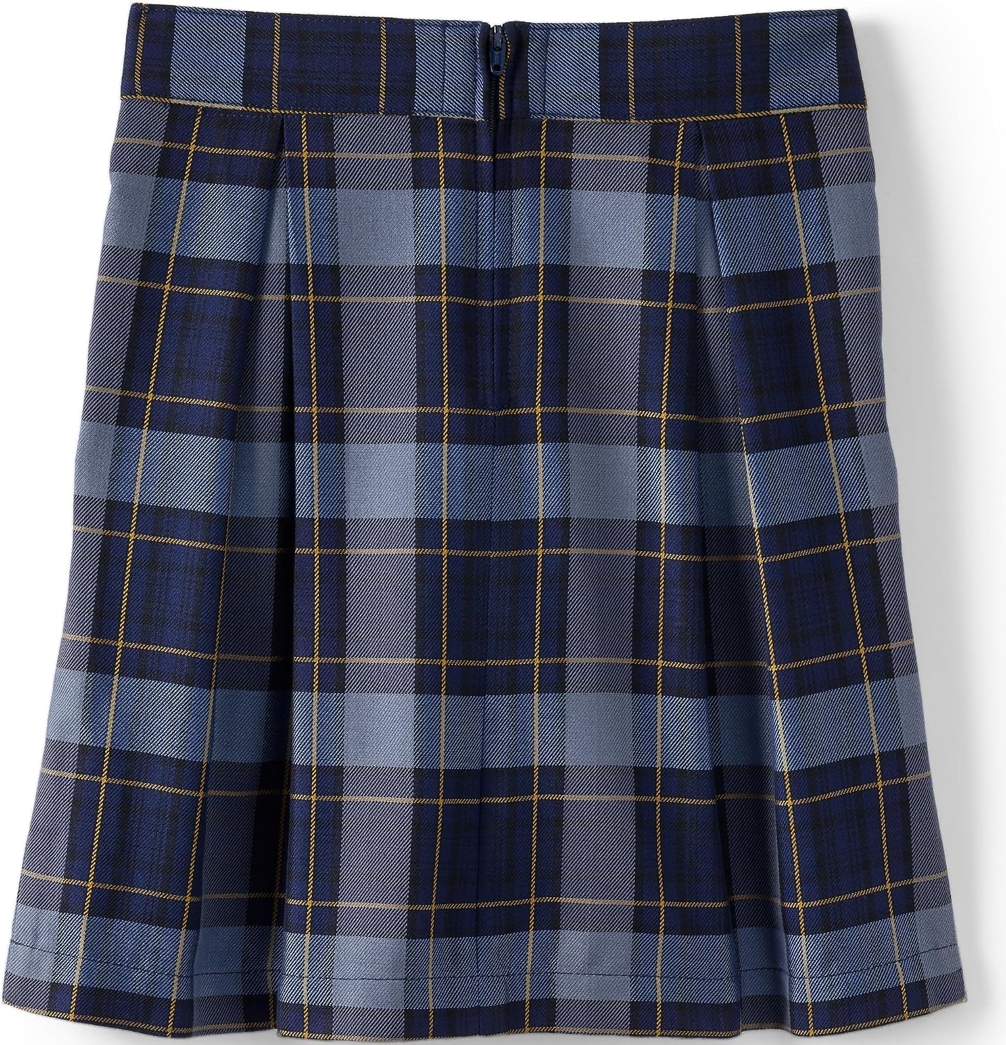 image:imageSchool Uniform Girls Plaid Skort Top of KneeClassic Navy Plaid