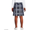 School Uniform Girls Plaid Skort Top of Knee(Classic Navy Plaid)
