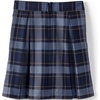 School Uniform Girls Plaid Skort Top of Knee(Classic Navy Plaid)