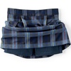 School Uniform Girls Plaid Skort Top of Knee(French Blue Plaid)