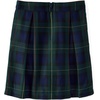School Uniform Girls Plaid Skort Top of Knee(Hunter/Classic Navy Plaid)