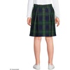 School Uniform Girls Plaid Skort Top of Knee(Hunter/Classic Navy Plaid)