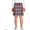 School Uniform Girls Plaid Skort Top of Knee(Red/Graphite Plaid)