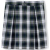 School Uniform Girls Plaid Skort Top of Knee(White Plaid)
