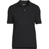 School Uniform Young Men’s Short Sleeve Mesh Polo Shirt(Black)