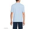 School Uniform Young Men’s Short Sleeve Mesh Polo Shirt(Blue)