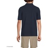 School Uniform Young Men’s Short Sleeve Mesh Polo Shirt(Classic Navy)