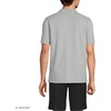 School Uniform Young Men’s Short Sleeve Mesh Polo Shirt(Gray Heather)