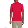 School Uniform Young Men’s Short Sleeve Mesh Polo Shirt(Red)